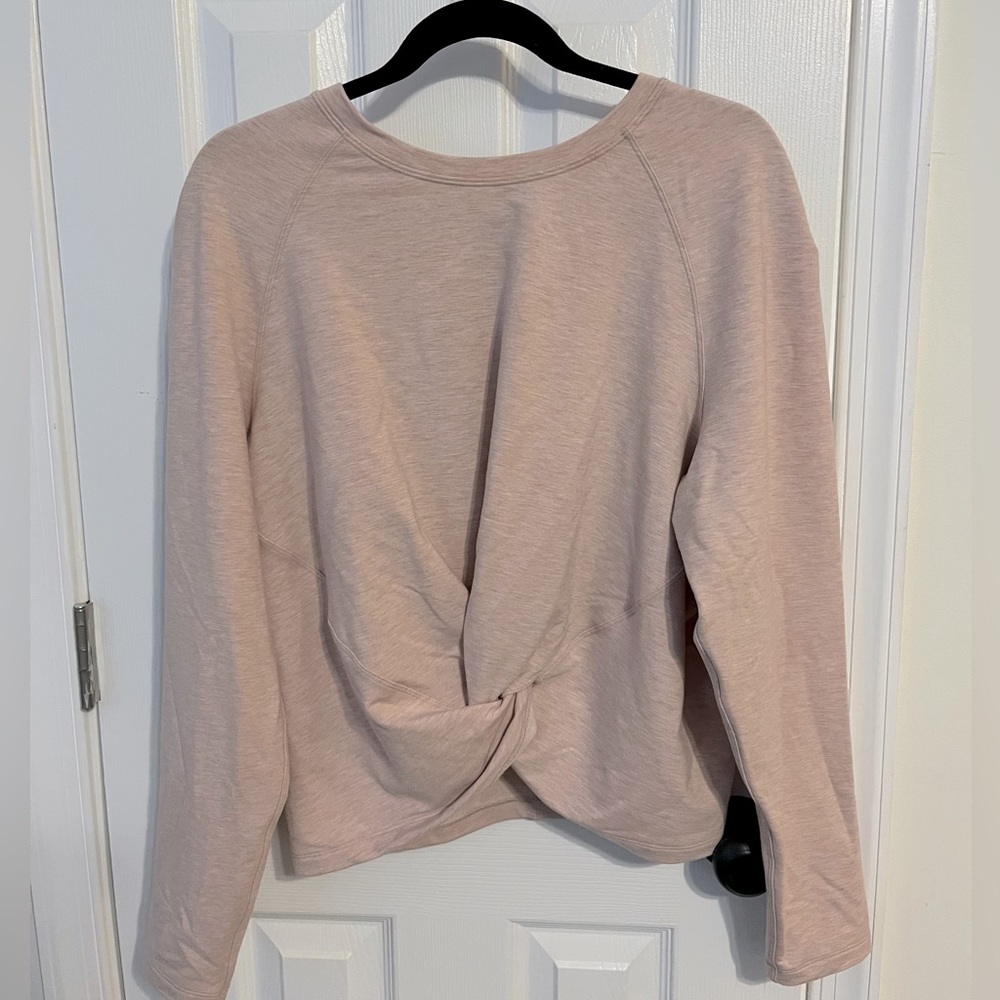 Lululemon Tuck and Gather pullover French Terry.